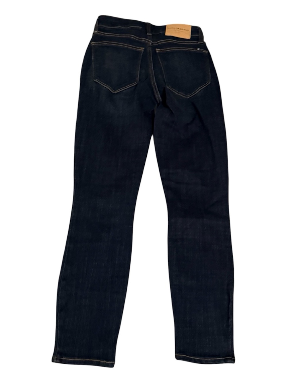 Lucky Brand Ava Mid Rise Skinny Jeans 2/26 Dark Wash Exposed Button Fly EUC - Picture 7 of 9